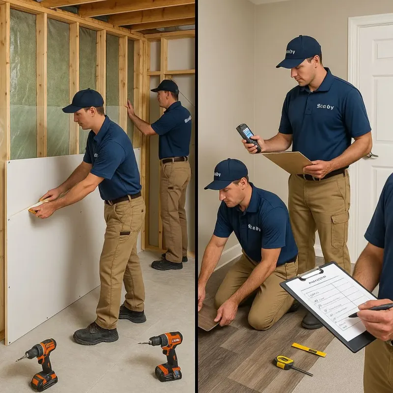 Repairs and Reconstruction process in Port Dickinson, NY